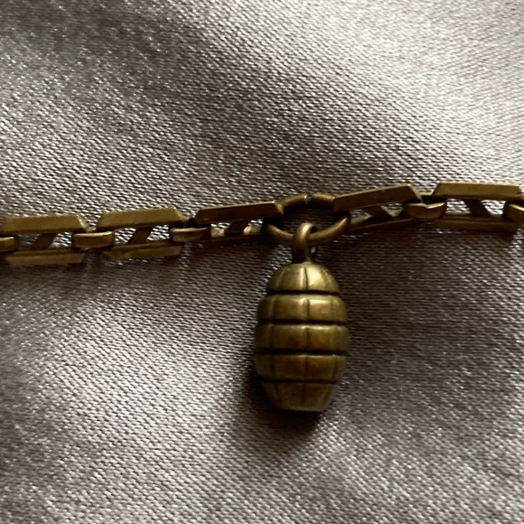 Antique WW2 Sweetheart Charm Bracelet brass - Picture 6 of 7